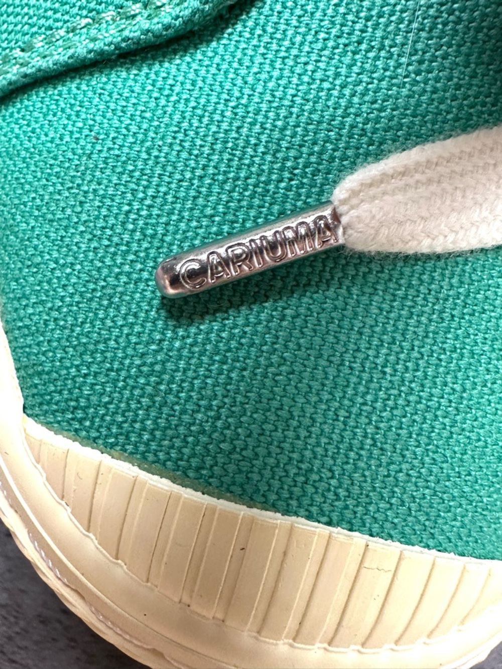 Cariuma Green Canvas Sneakers Women’s Size 9 - Picture 6 of 8